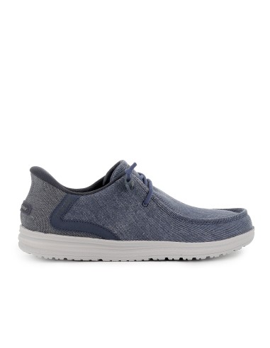 Mocasin casual Slip-Ins cordones elásticos para hombre azul