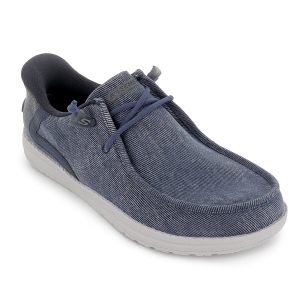 Mocasin casual Slip-Ins cordones elásticos para hombre azul 2