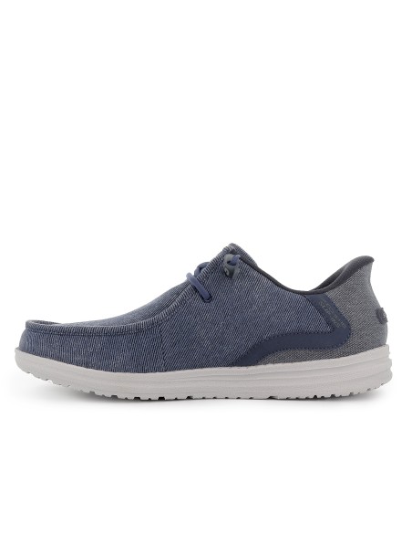 Mocasin casual Slip-Ins cordones elásticos para hombre azul