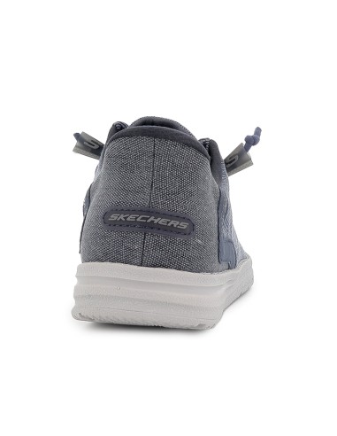 Mocasin casual Slip-Ins cordones elásticos para hombre azul