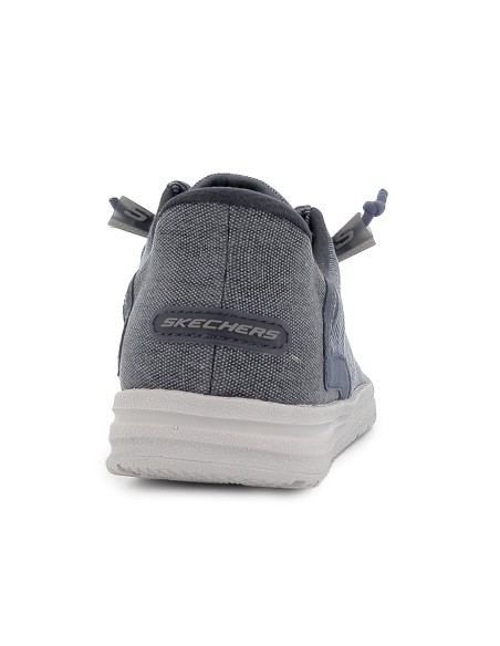 Mocasin casual Slip-Ins cordones elásticos para hombre azul