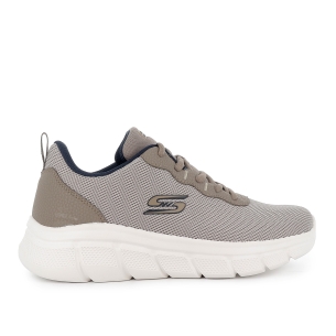Deportivas veganas cordones y Memory Foam hombre taupe