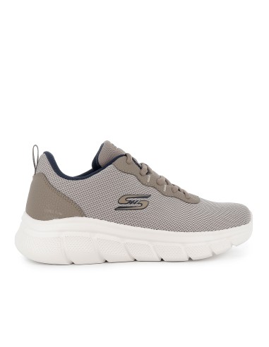 Deportivas veganas cordones y Memory Foam hombre taupe
