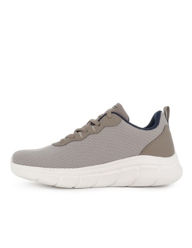 Deportivas veganas cordones y Memory Foam hombre taupe
