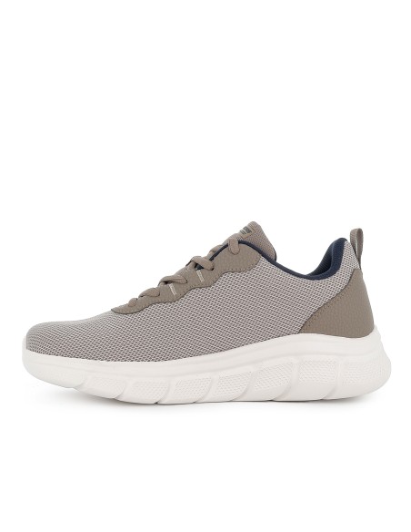 Deportivas veganas cordones y Memory Foam hombre taupe