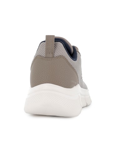 Deportivas veganas cordones y Memory Foam hombre taupe