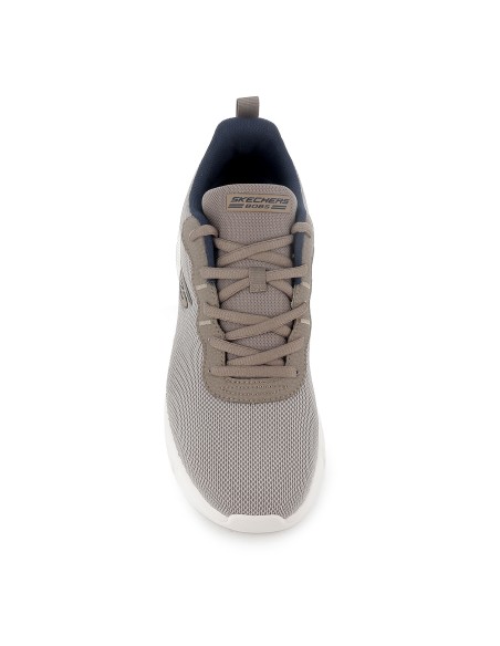 Deportivas veganas cordones y Memory Foam hombre taupe