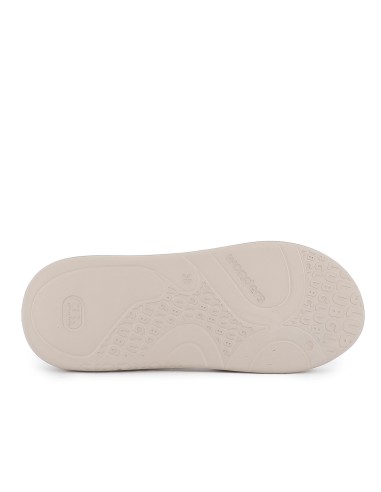 Sandalia blanda y extralight pala diseño circulares mujer beige
