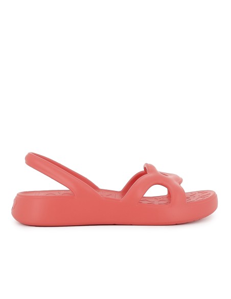 Sandalia blanda y extralight pala diseño circulares mujer coral