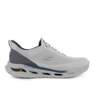 Deportivas vegana cordones comoda con Slip-Ins hombre gris