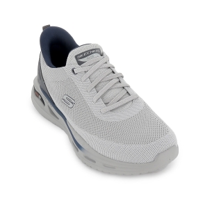 Deportivas vegana cordones comoda con Slip-Ins hombre gris 2