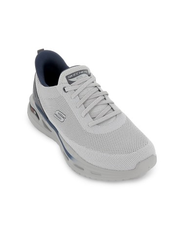 Deportivas vegana cordones comoda con Slip-Ins hombre gris