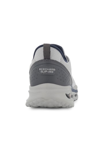 Deportivas vegana cordones comoda con Slip-Ins hombre gris