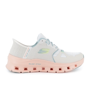 Zapato sport vegano slip-ins con cordones mujer blanco