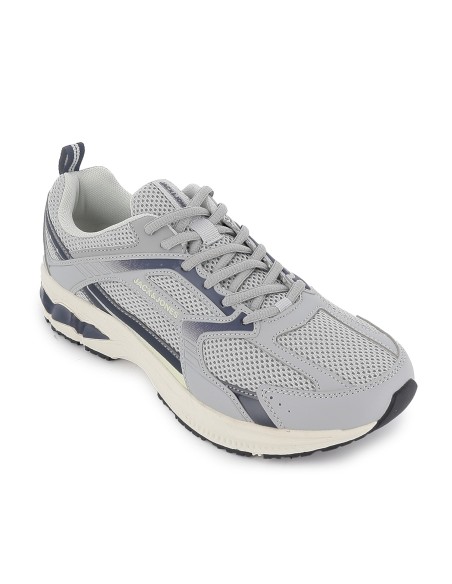 Deportiva de nylon estilo retro con degradado hombre blanco