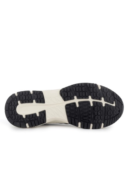 Deportiva de nylon estilo retro con degradado hombre blanco