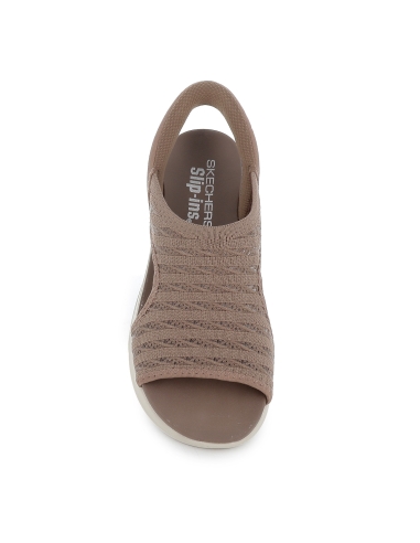 Sandalias sport slip-ins ligeras mujer marron