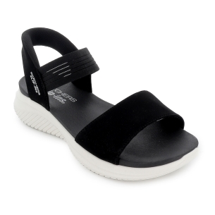 Sandalia deportiva slip-ins vegana mujer negro 2