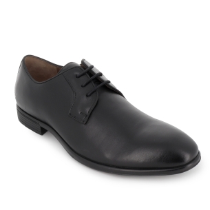 Zapato cordon vestir comodo hombre negra 2