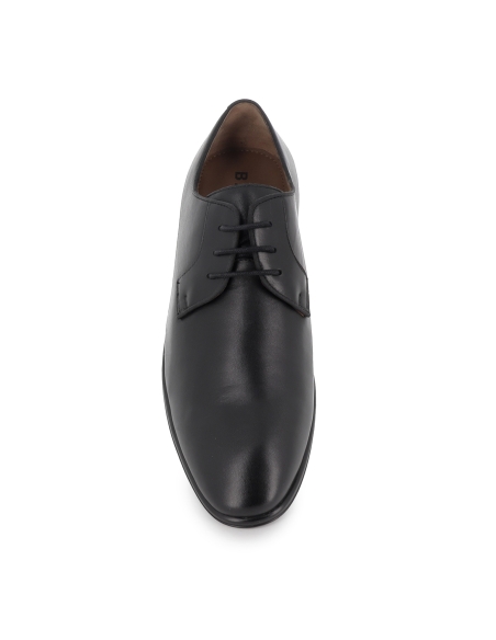 Zapato cordon vestir comodo hombre negra