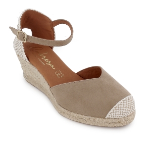 Alpargatas de yute napa hebilla mujer dorado 2