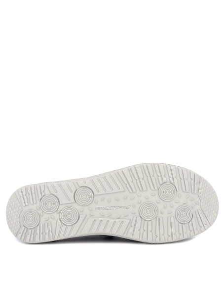 Náutico informal de lona acolchado para hombre azul