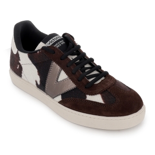 Deportiva piel animal print estilo ciclista plana mujer 2