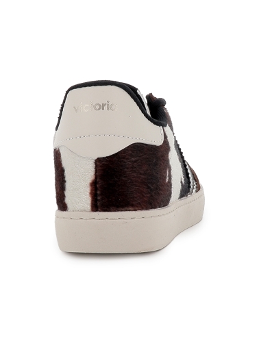 Deportiva piel animal print estilo ciclista plana mujer