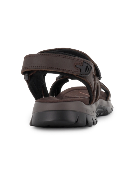 Sandalia californiana piel velcros trekking hombre marron