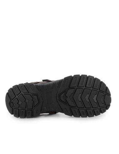 Sandalia californiana piel velcros trekking hombre marron