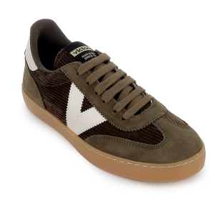 Deportivas pana y serraje suela caramelo comoda mujer verde 2