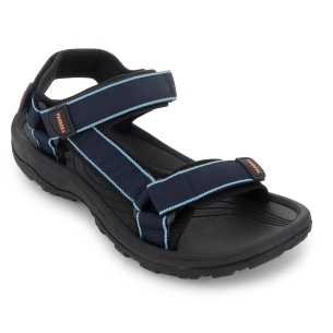 Sandalia californiana piel velcros goma ligera hombre marino 2