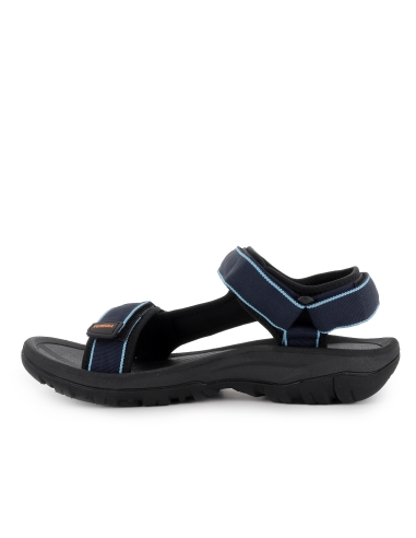 Sandalia californiana piel velcros goma ligera hombre marino