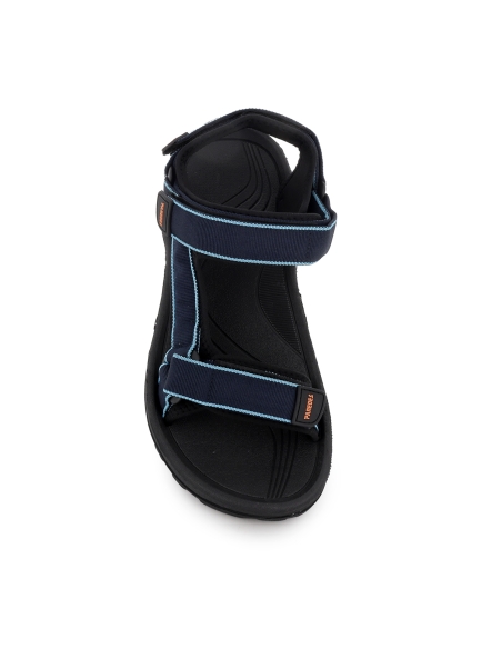 Sandalia californiana piel velcros goma ligera hombre marino