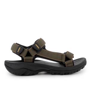 Sandalia californiana piel velcros goma ligera hombre kaki