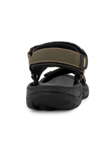 Sandalia californiana piel velcros goma ligera hombre kaki