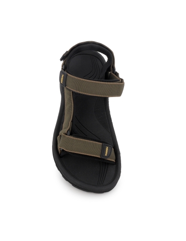 Sandalia californiana piel velcros goma ligera hombre kaki