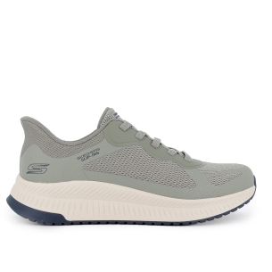 Deportivas Slip-Ins cordones elasticos y Memory Foam hombre verde