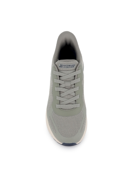 Deportivas Slip-Ins cordones elasticos y Memory Foam hombre verde