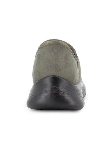 Sneakers casuales manos libres con amortiguacion hombre verde