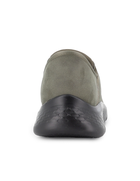 Sneakers casuales manos libres con amortiguacion hombre verde