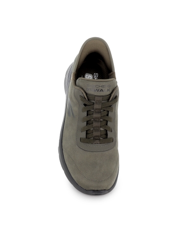 Sneakers casuales manos libres con amortiguacion hombre verde