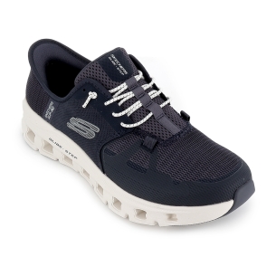 Deportiva vegana cordones cómoda Slip-Ins hombre azul 2