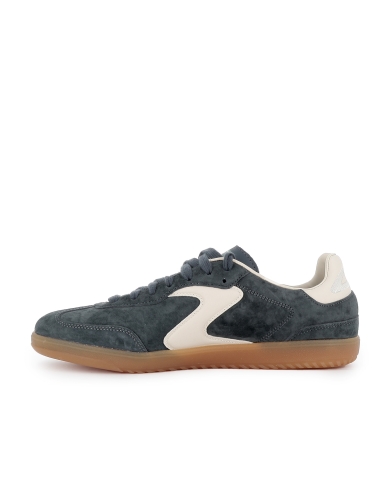 Deportiva textil con cordones y plantilla acolchada hombre azul