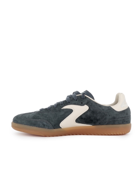 Deportiva textil con cordones y plantilla acolchada hombre azul