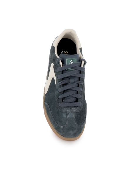 Deportiva textil con cordones y plantilla acolchada hombre azul