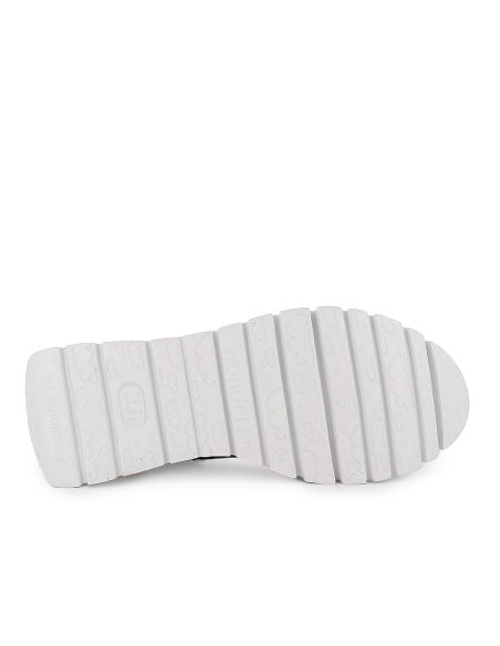 Deportiva casual cordones elásticos ultraligero mujer marron