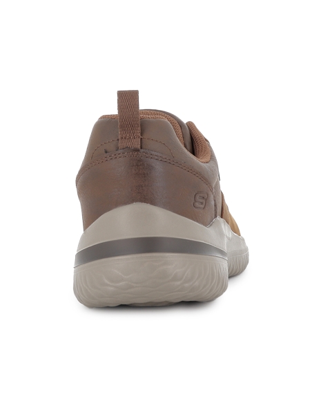 Zapato waterproof piel y Memory Foam hombre marron