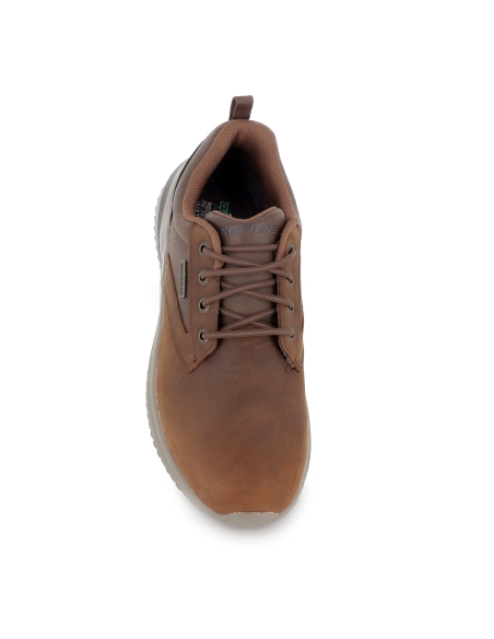 Zapato waterproof piel y Memory Foam hombre marron