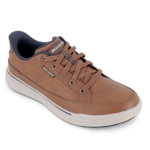 Zapato piel cordones elasticos Slip-Ins hombre cuero 2